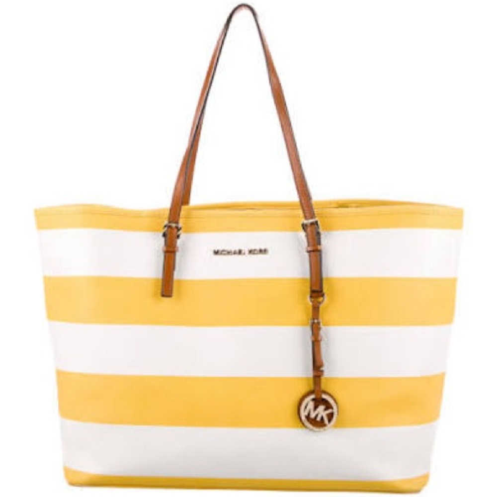 Michael Kors Sunny Striped Tote